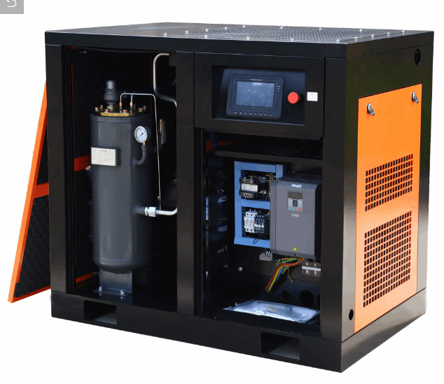 Oil filled rotary screw compressors